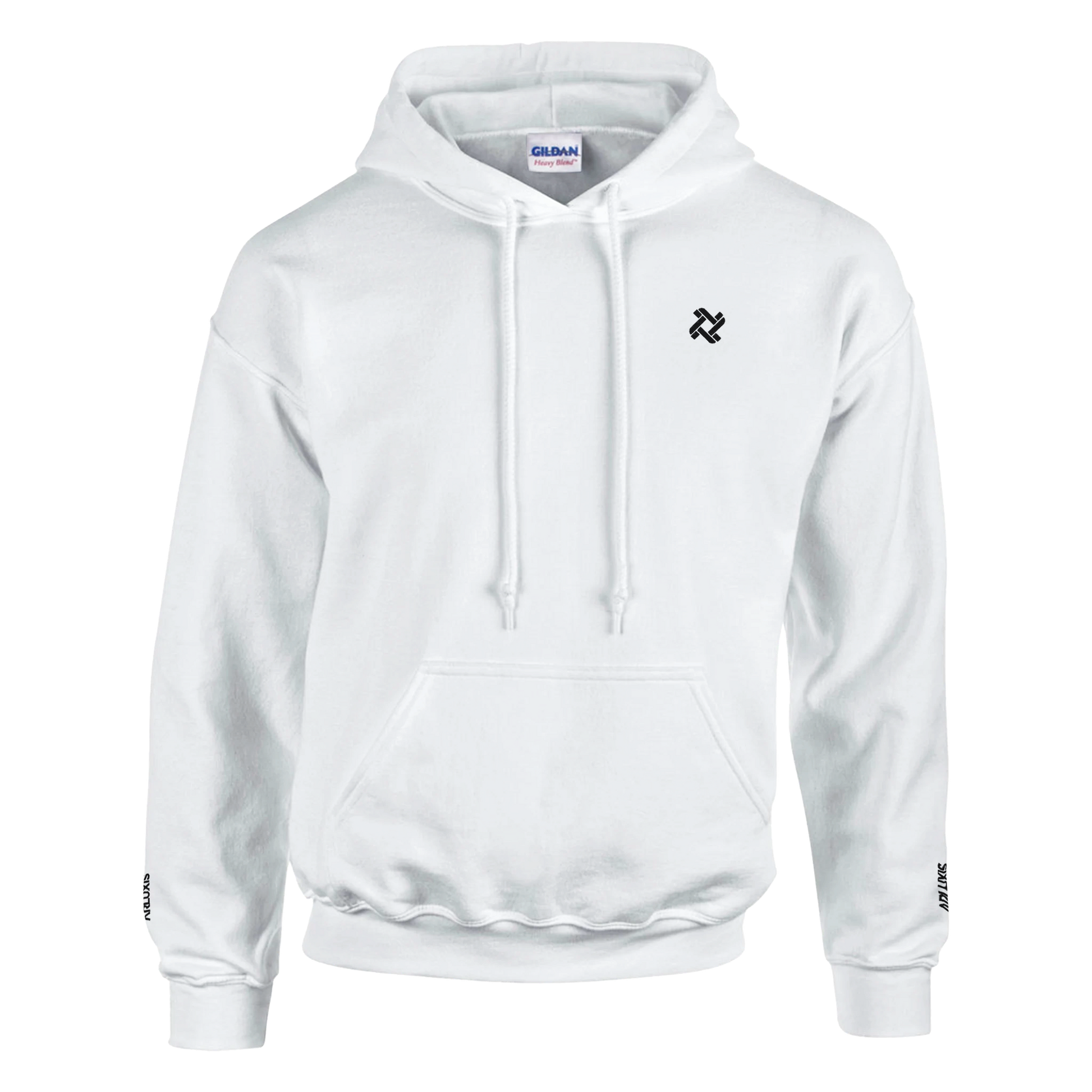 Sweat à capuche Arluxis blanc unisexe luxe