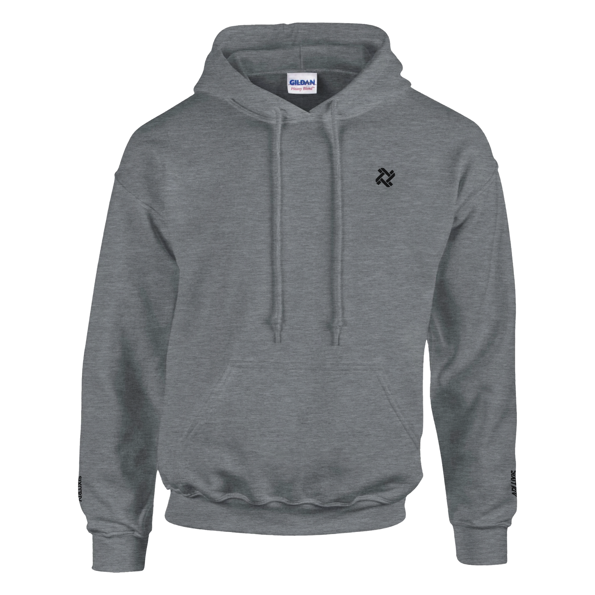 Sweat à capuche Arluxis gris unisexe luxe