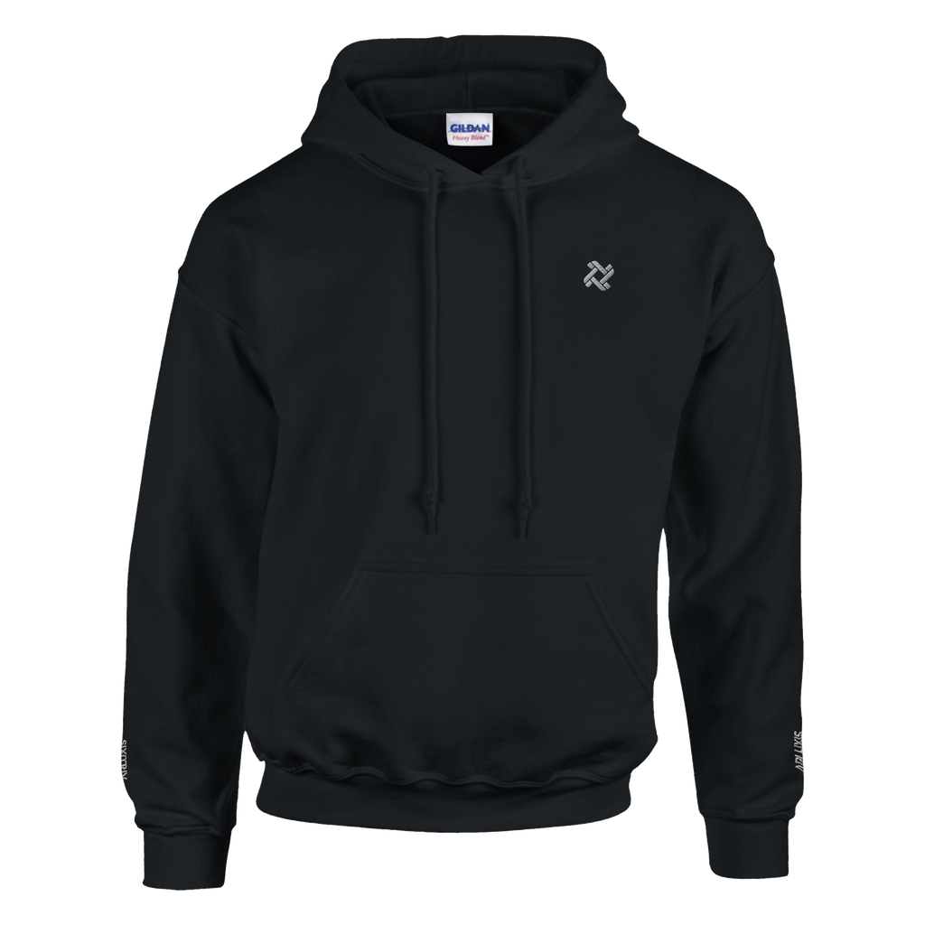 Sweat à capuche Arluxis noir unisexe luxe