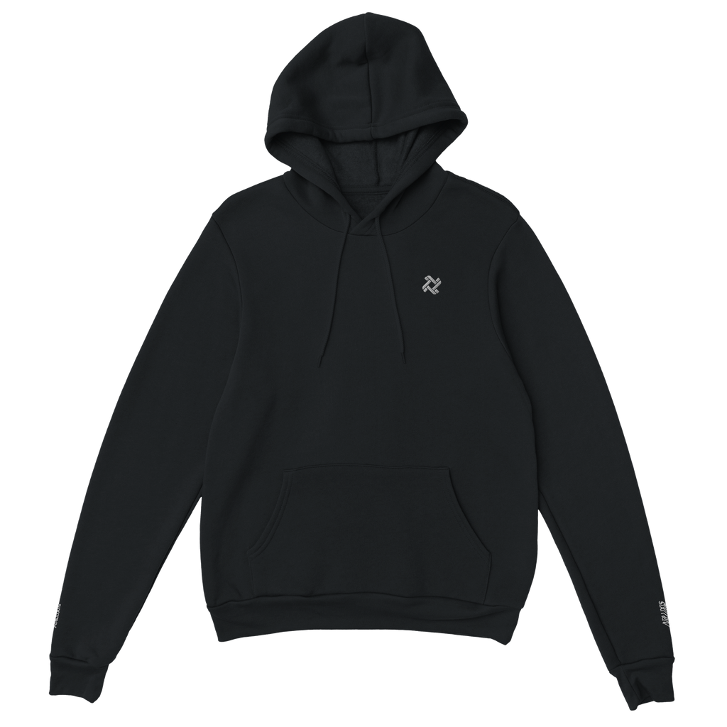 Sweat à capuche Arluxis noir unisexe luxe