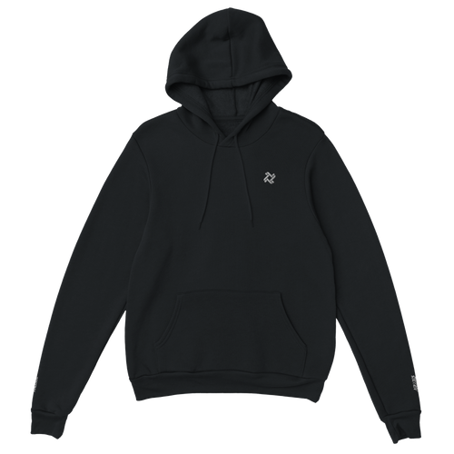 Sweat à capuche Arluxis noir unisexe luxe