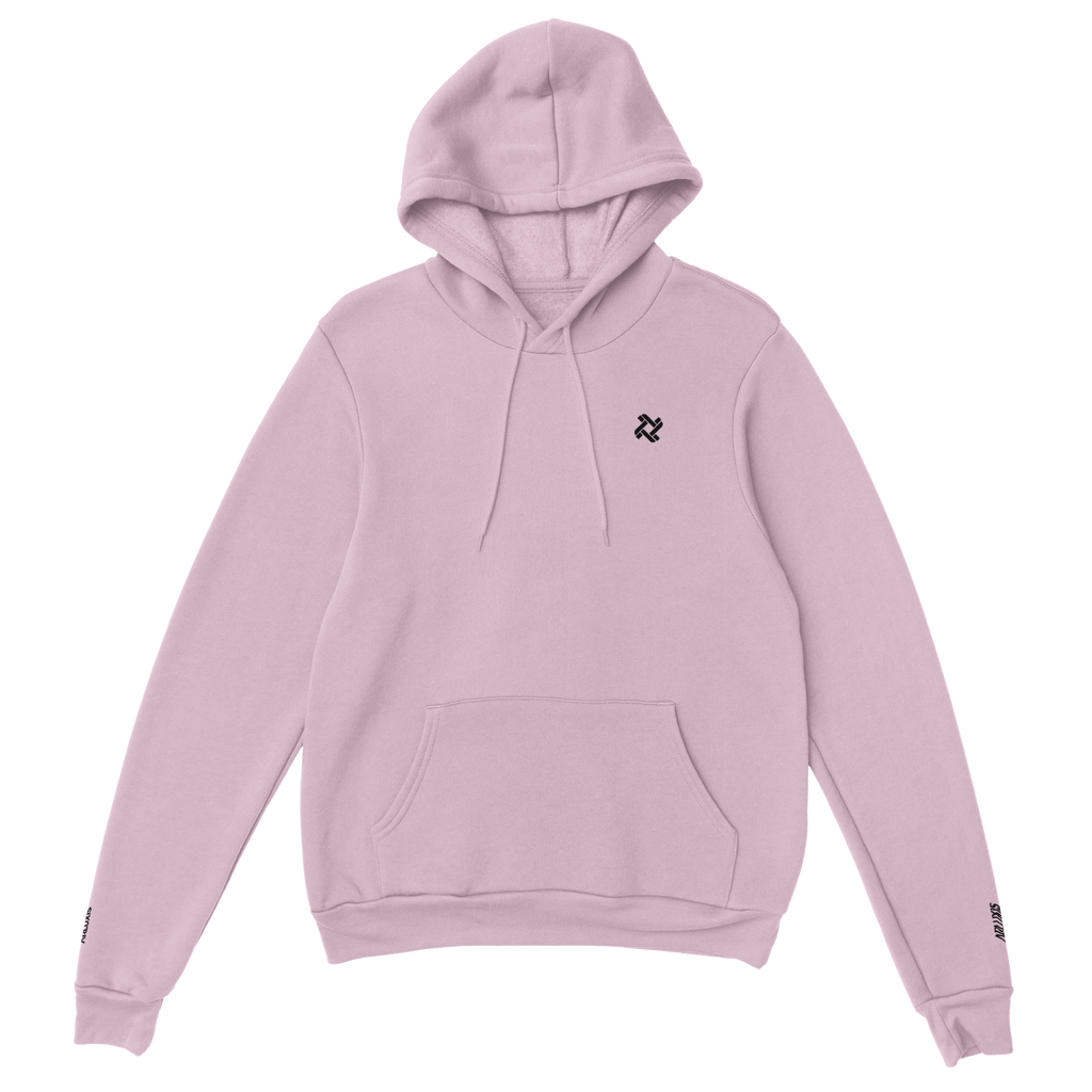 Sweat à capuche Arluxis rose unisexe luxe
