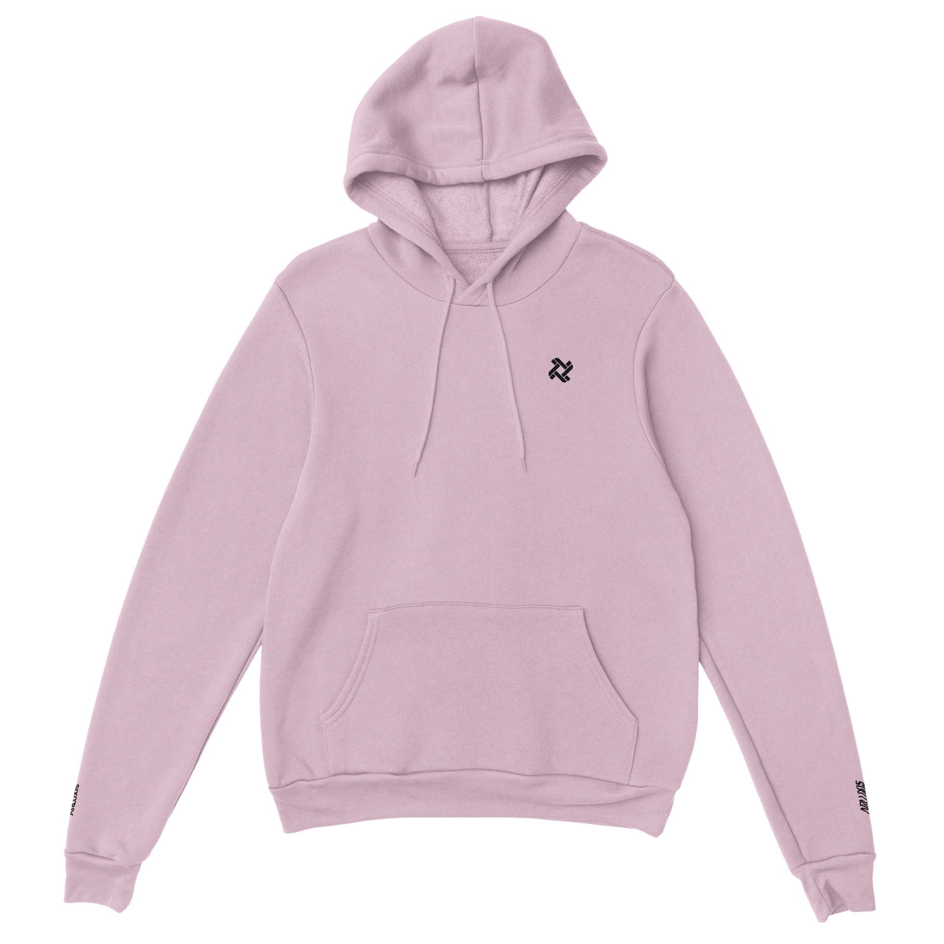 Sweat à capuche Arluxis rose unisexe luxe